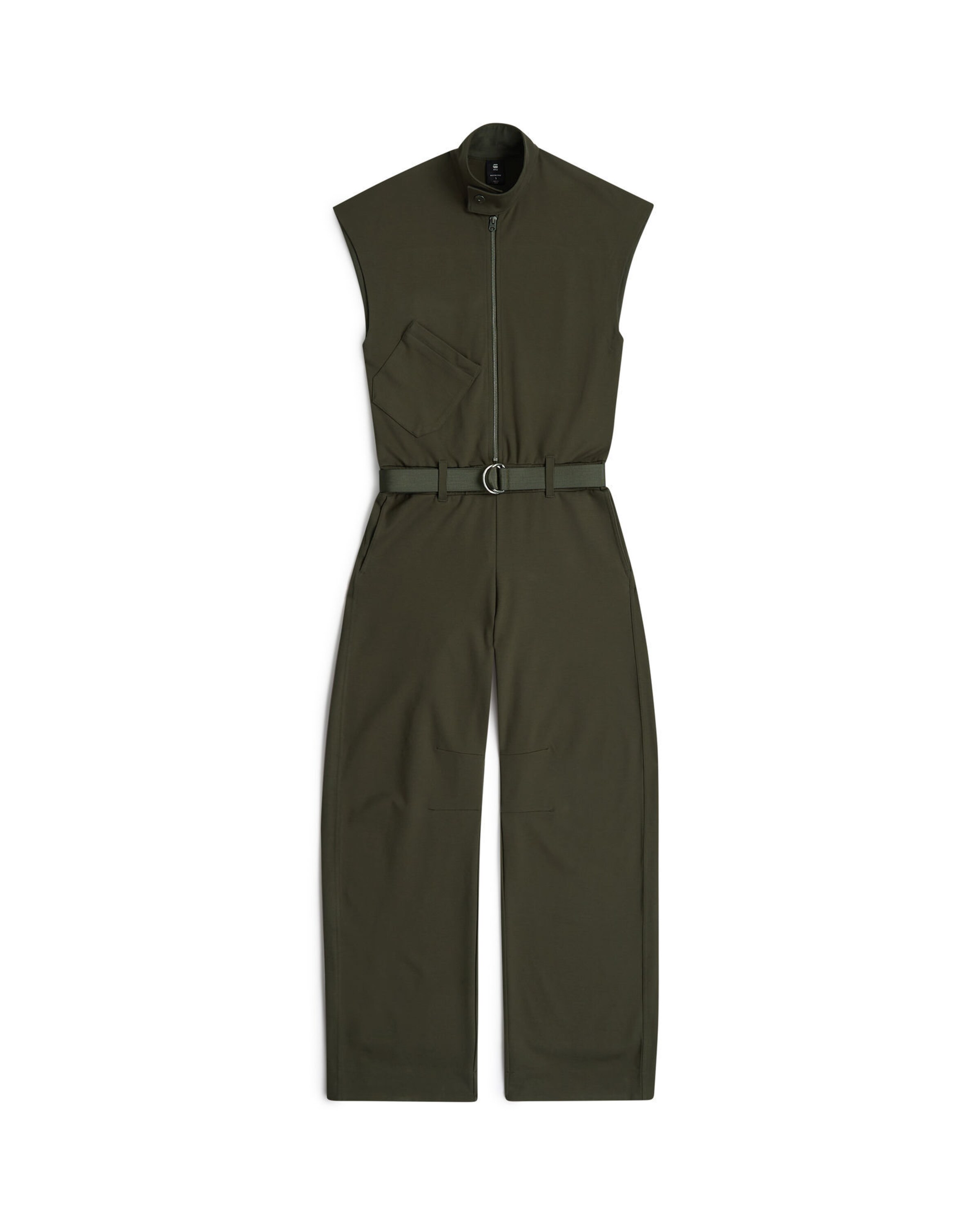 G-STAR Jumpsuit 'Soft Sculpt ' in Grijs: voorkant