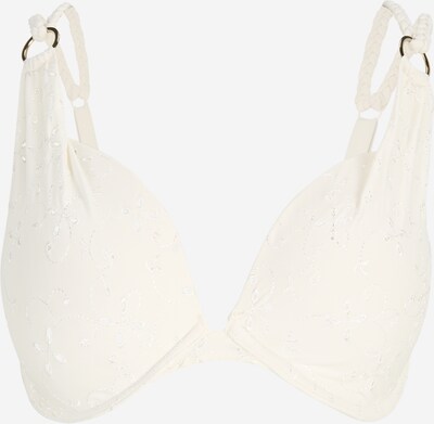 Hunkemöller Hauts de bikini en blanc naturel, Vue avec produit