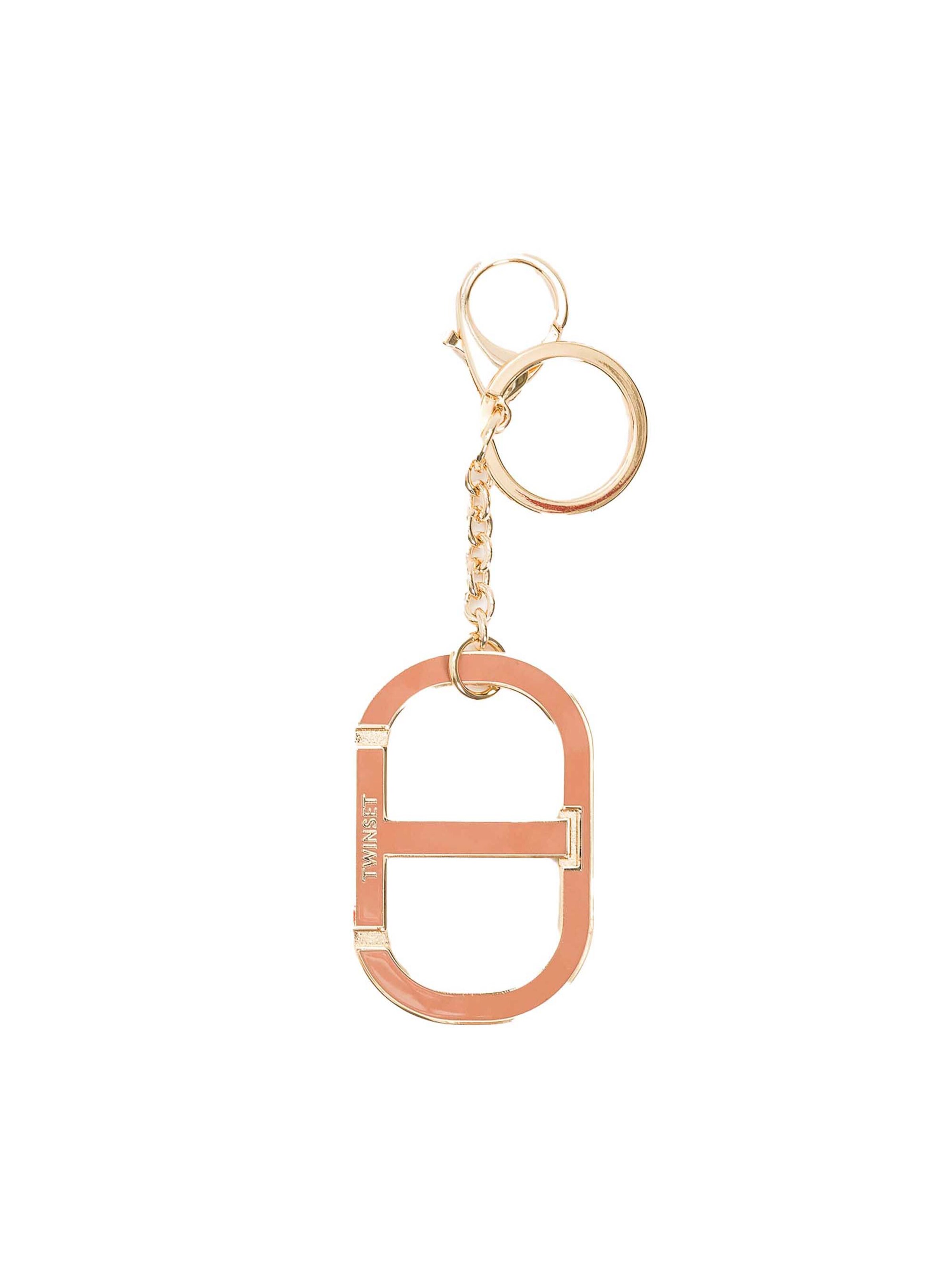 Twin Set Key ring in Orange: front