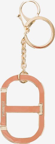 Twin Set Key Ring in Orange: front