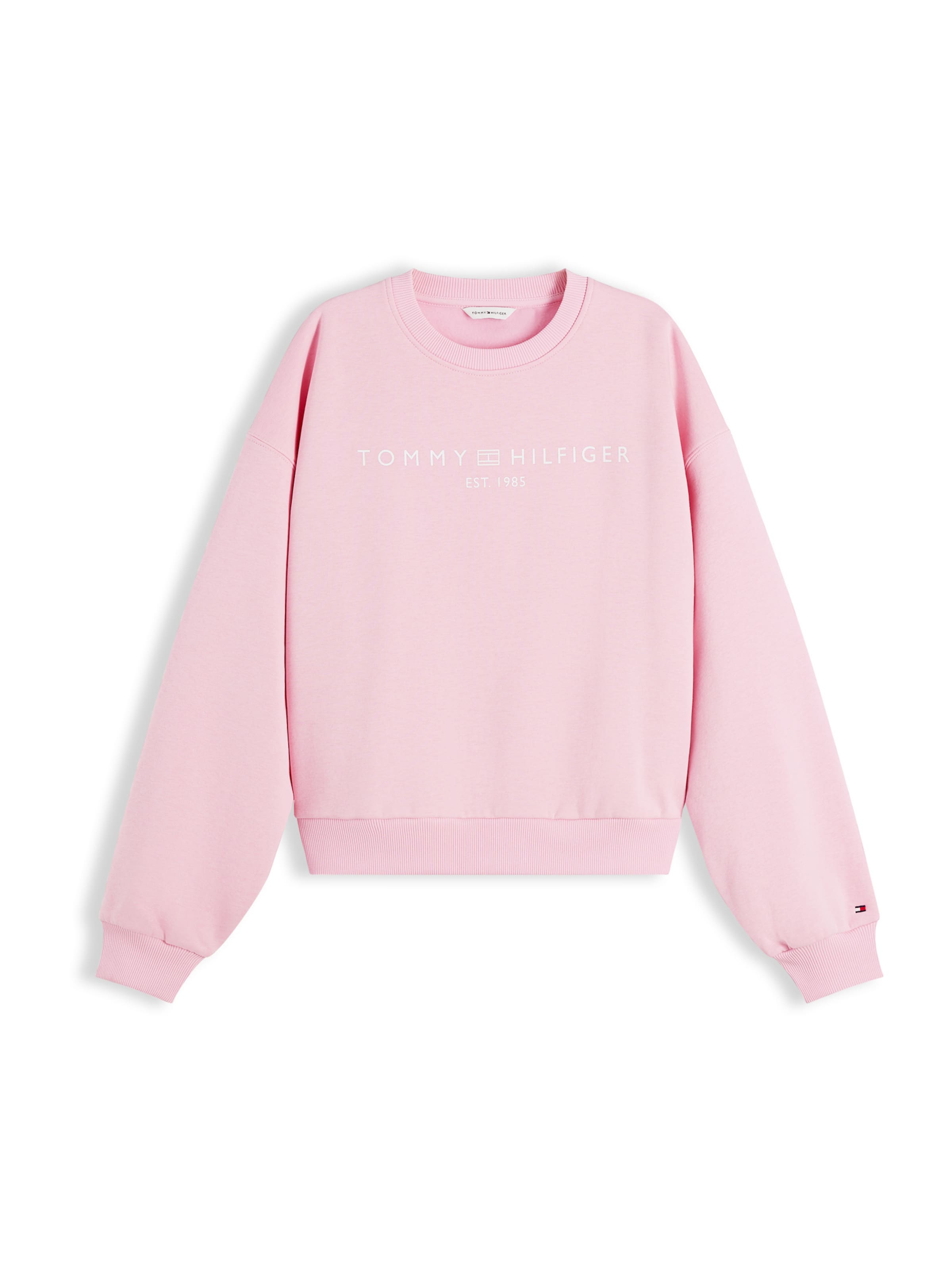 TOMMY HILFIGER Суичър в розово: отпред
