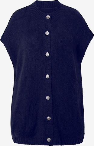 Studio Untold Gebreid vest in Blauw: voorkant