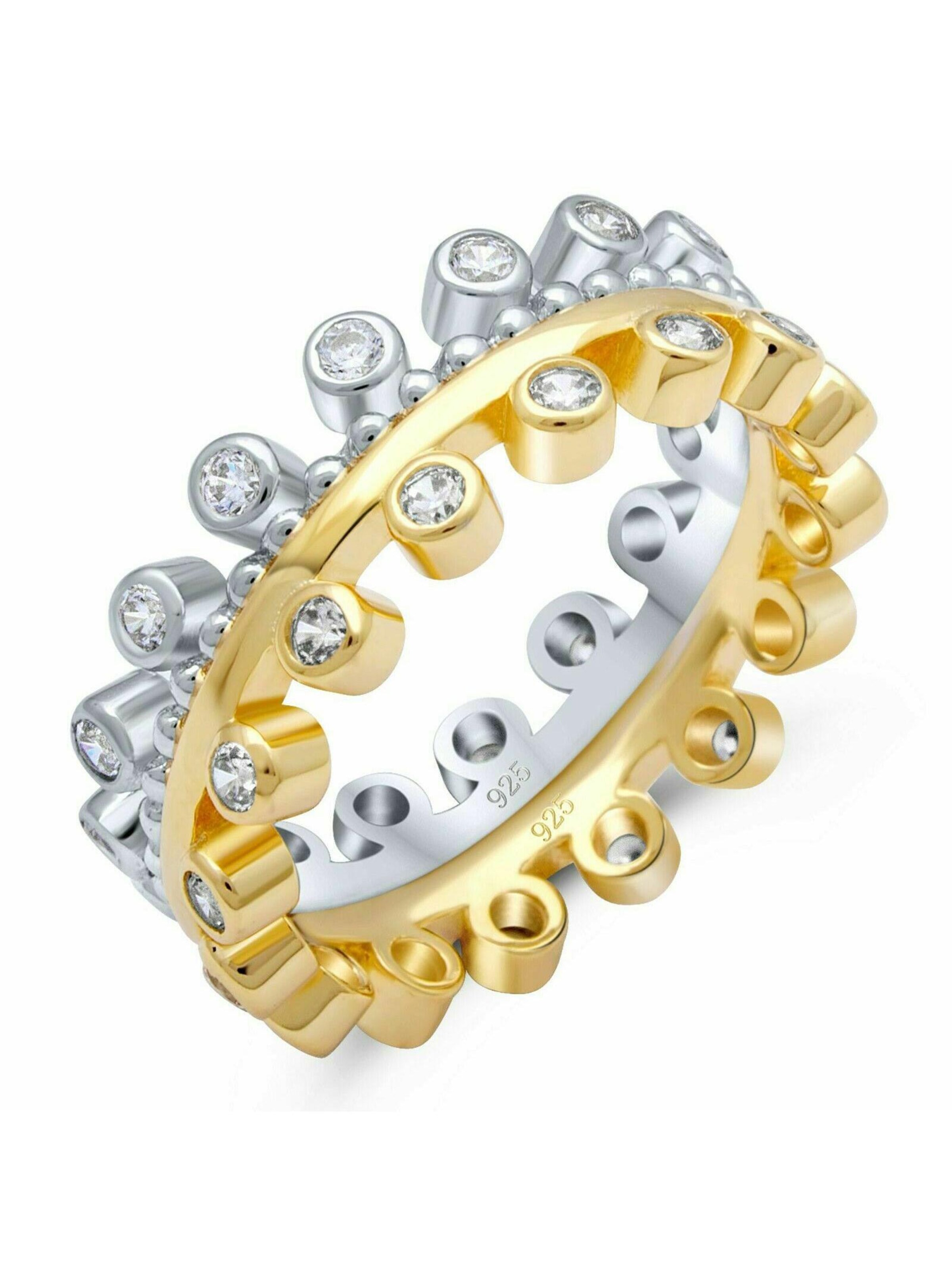 Tony Fein Ring 'Doppel' in Silver: front