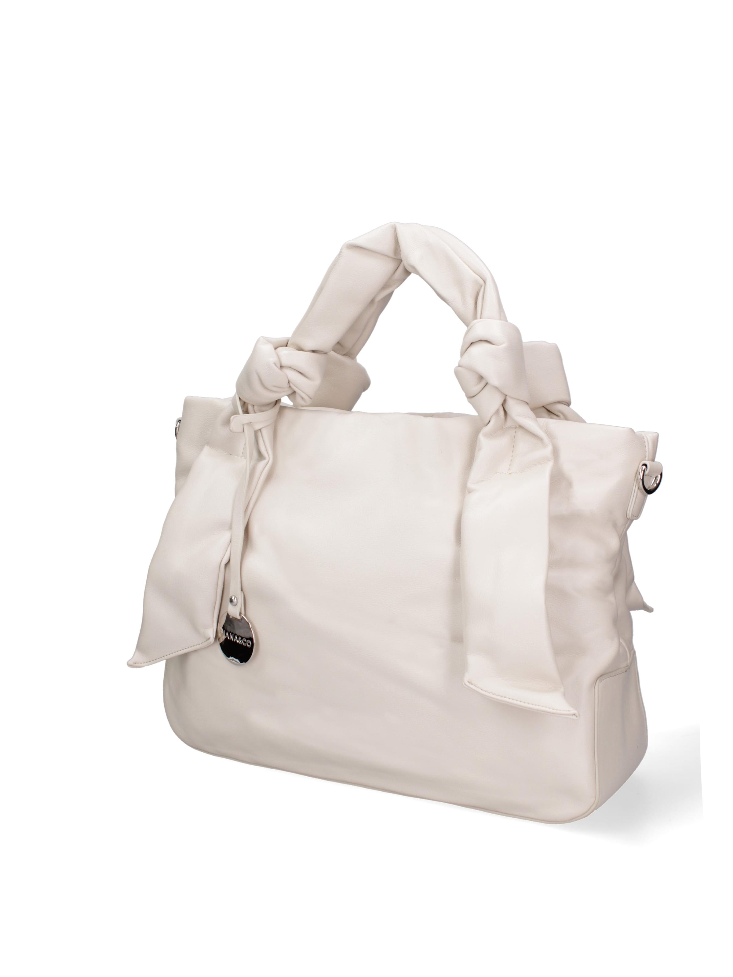 Shopper 'Borsa Shopper Donna Ecopelle con Zip e Tracolla Regolabile' di Diana&Co. in beige