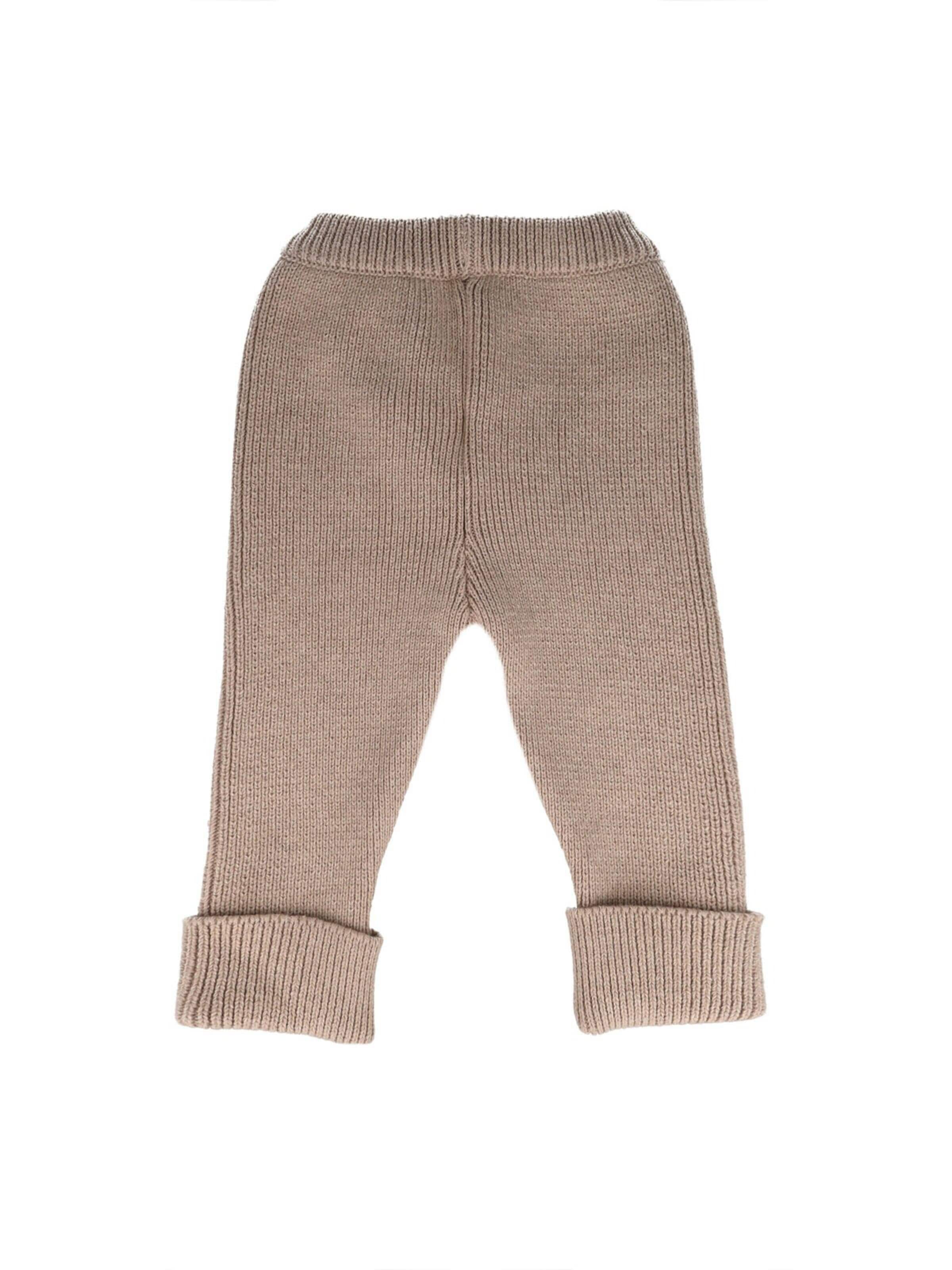 MAXIMO Regular Pants 'GOTS BABY-Hose gerippt' in Brown