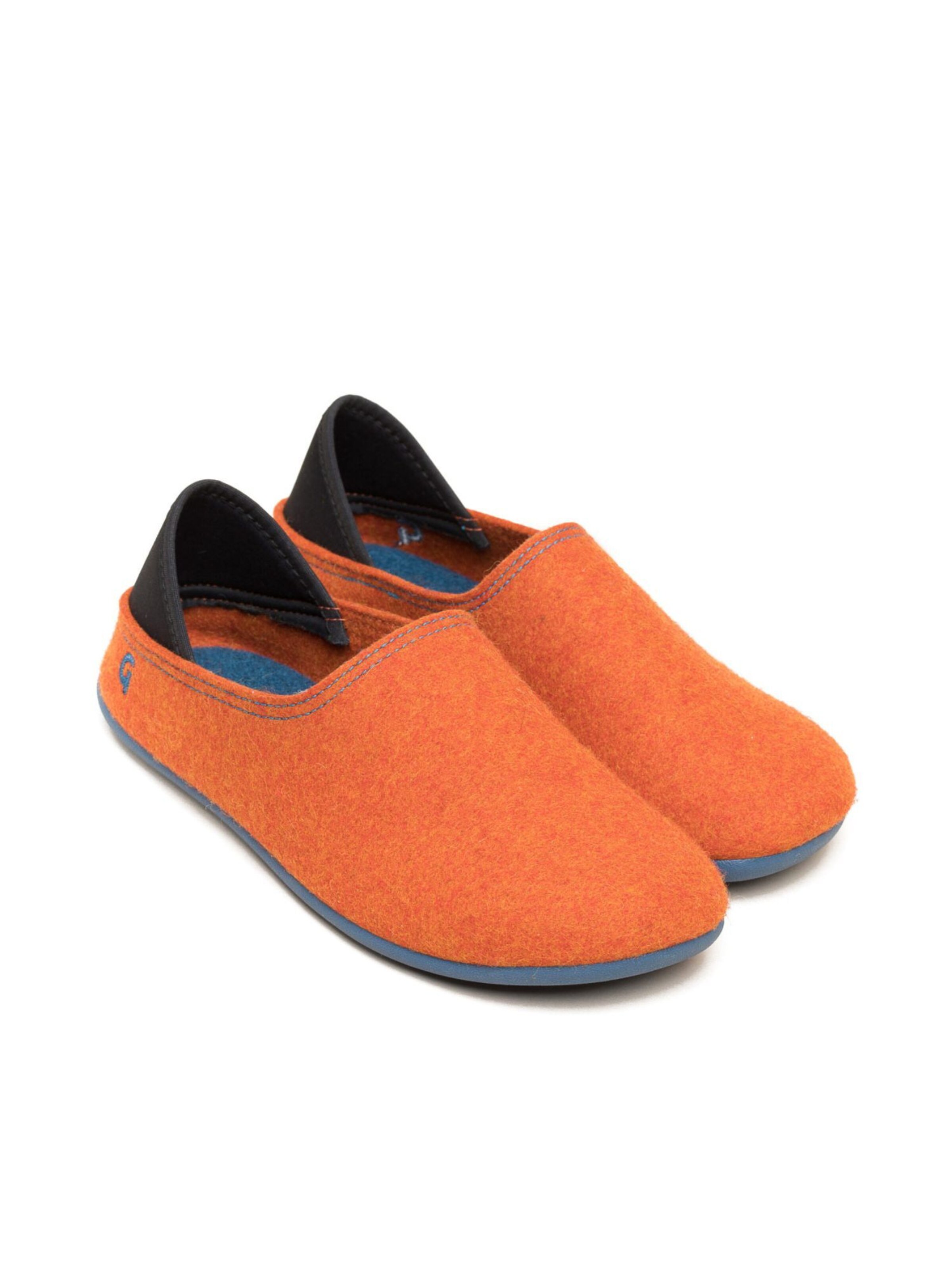 Gottstein Hausschuh 'Filzpantoffel Wool Slip-On'‌‌‌‌ in Orange