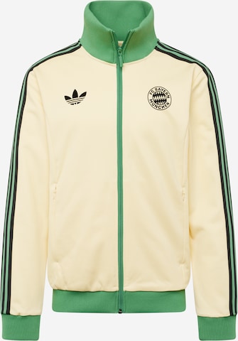 ADIDAS PERFORMANCE Zip-Up Hoodie 'Originals Summer Pack' in Yellow: front