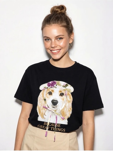 Maglietta 'T-Shirts' di Bianco Lucci in nero