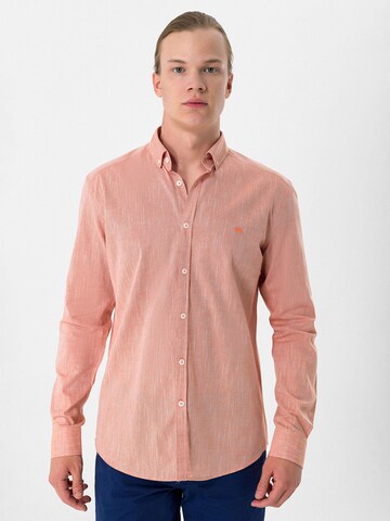 Coupe regular Chemise Moxx Paris en orange