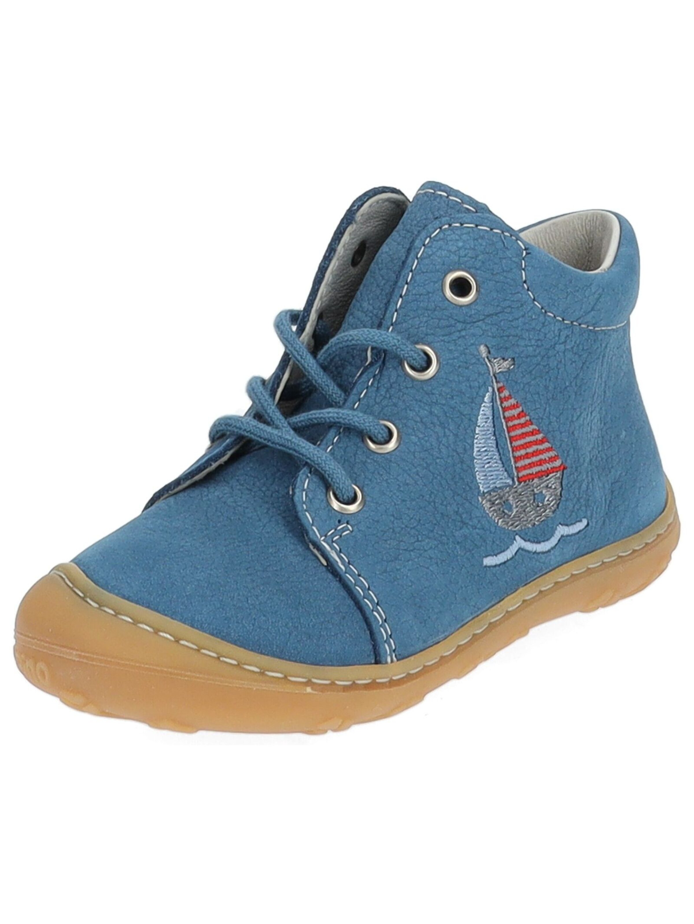 Pepino First-Step Shoes 'Mecki' in Blue: front
