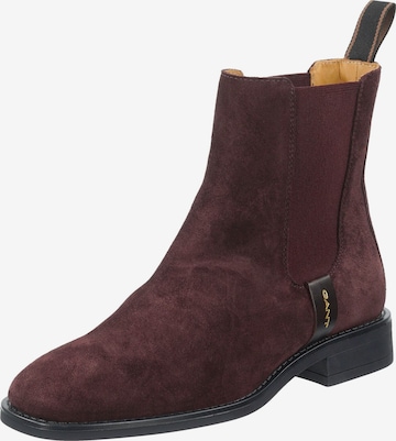 Bottines GANT en rouge : devant
