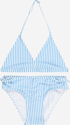 KIDS ONLY Triangel Bikini 'Kitty' in Blauw: voorkant