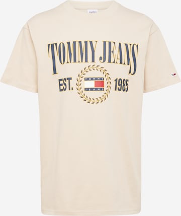 Tommy Jeans Majica | bež barva: sprednja stran