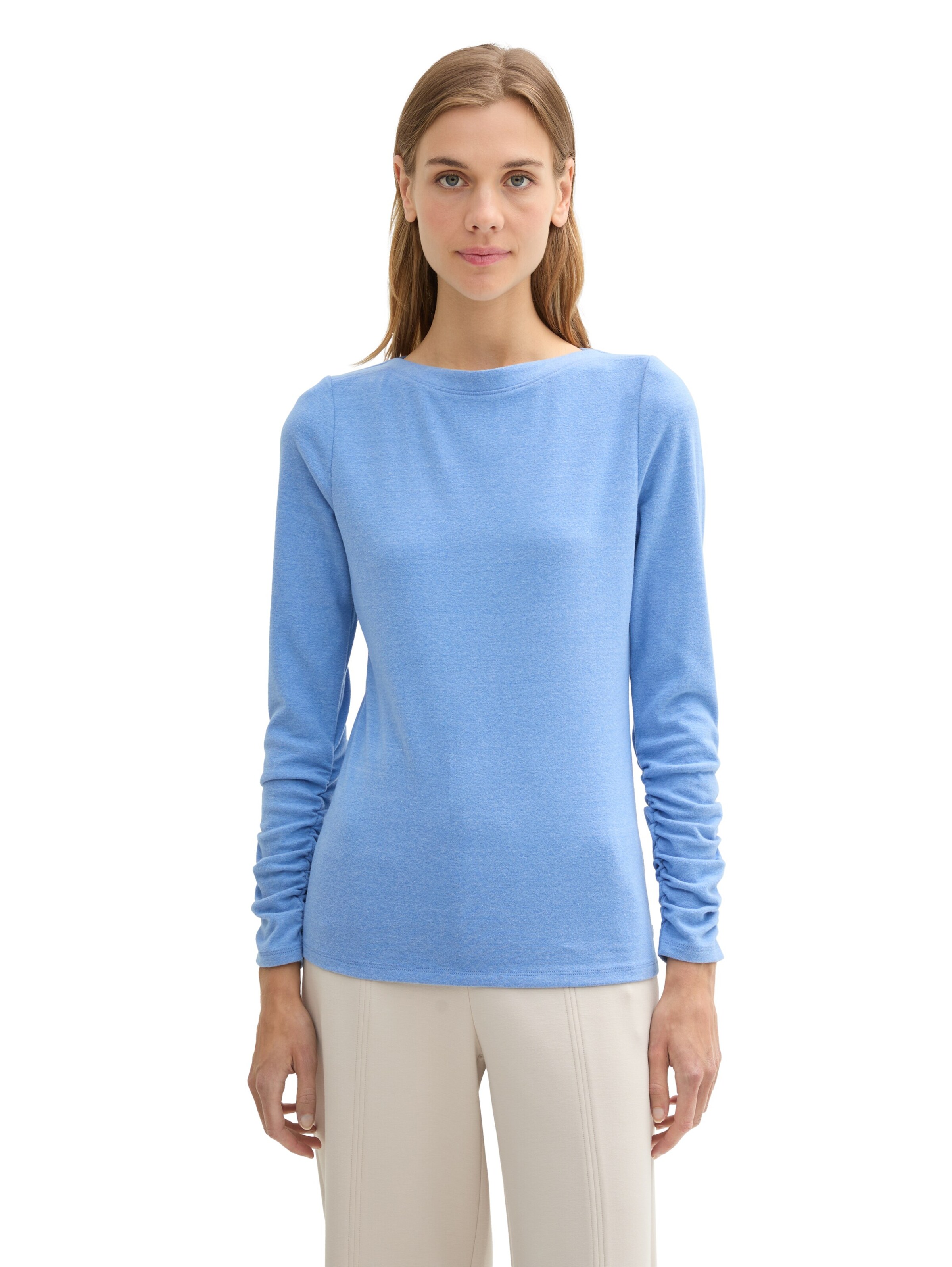 zils TOM TAILOR DENIM T-Krekls: no priekšpuses