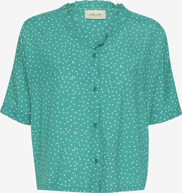 Camicia da donna 'Tiah' di Cream in verde: frontale