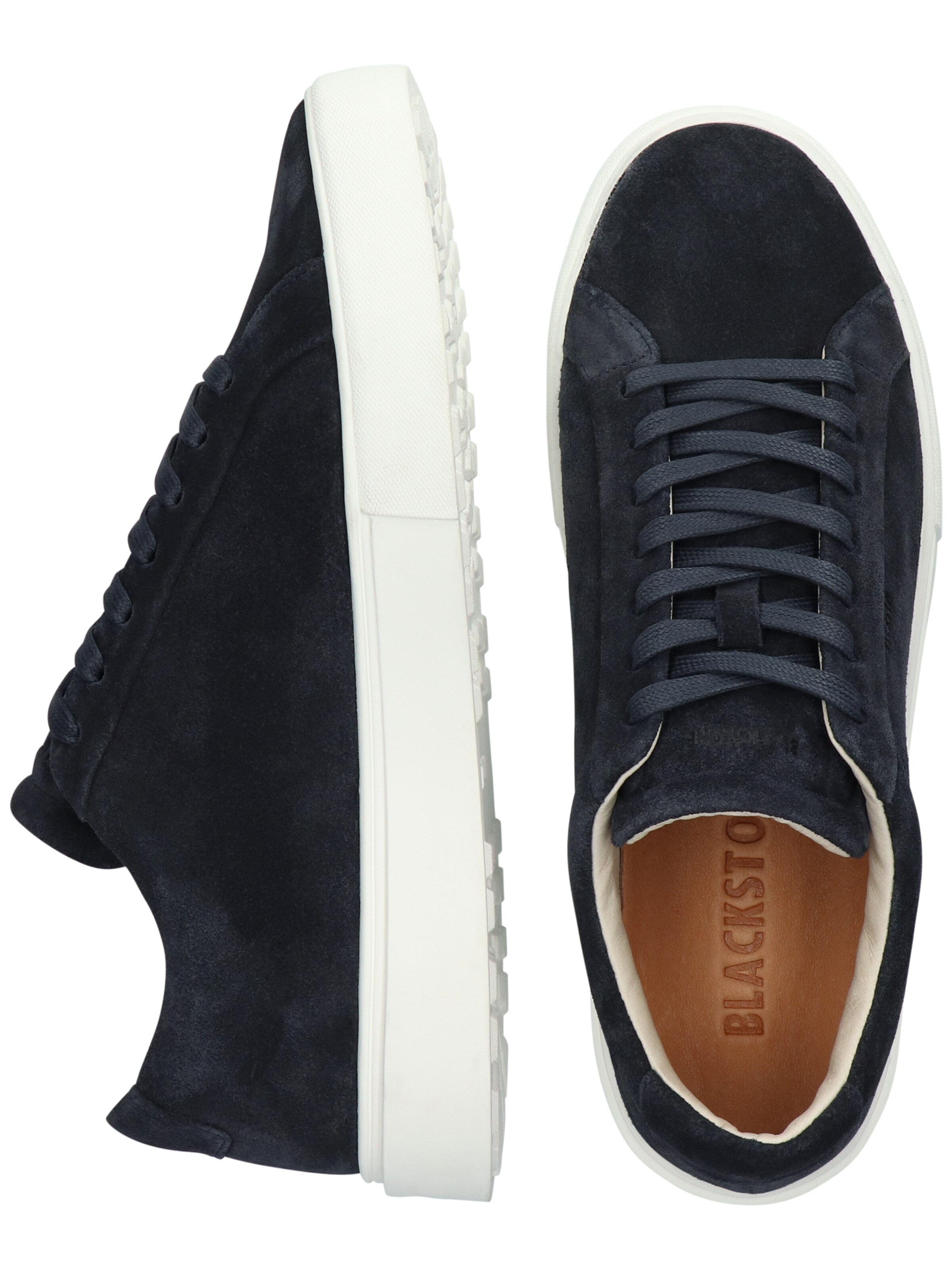 BLACKSTONE - Sapatilhas baixas 'Crag Finn' em azul