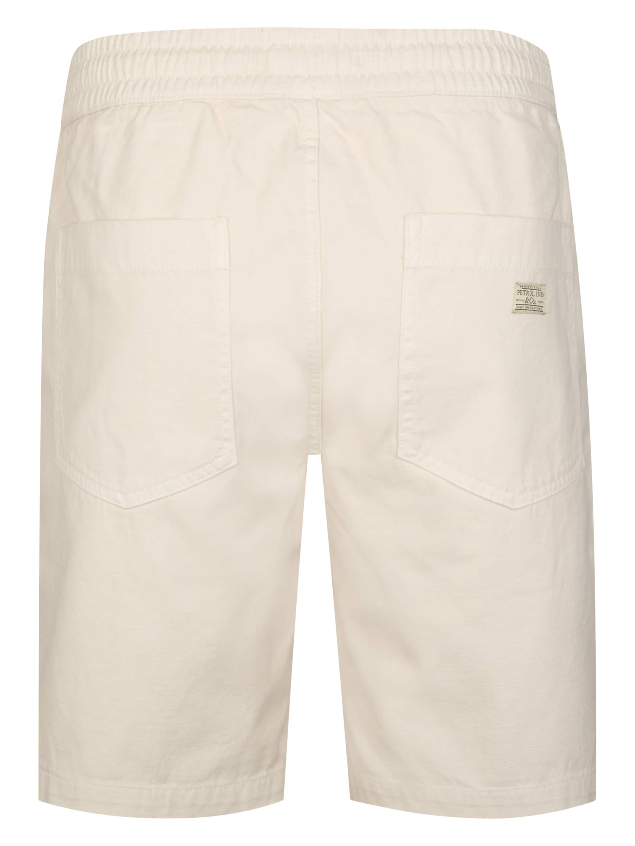 Petrol Industries Regular Trousers in White