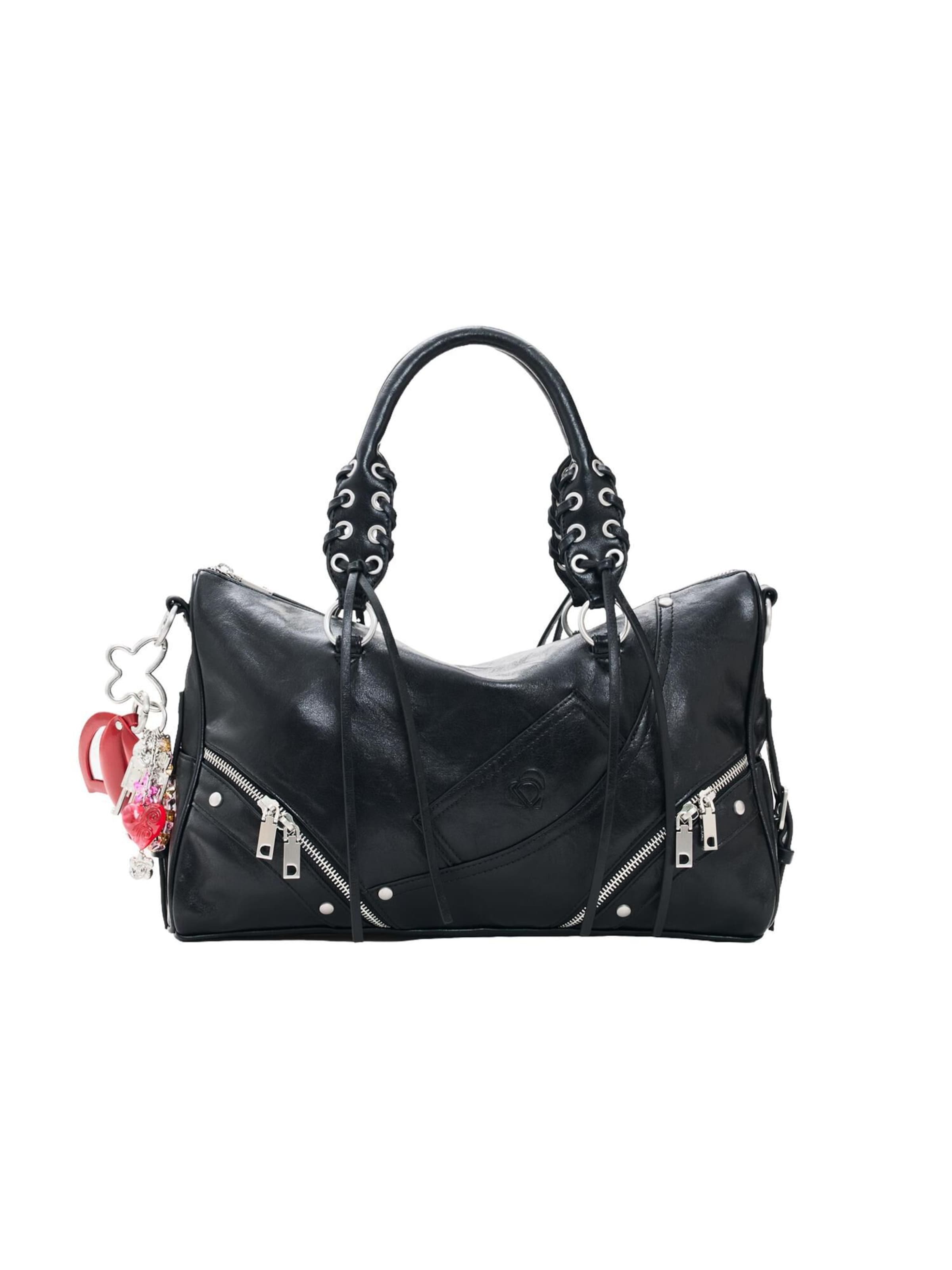 Desigual Handbag in One size in Dark red / Black / Silver, Item view