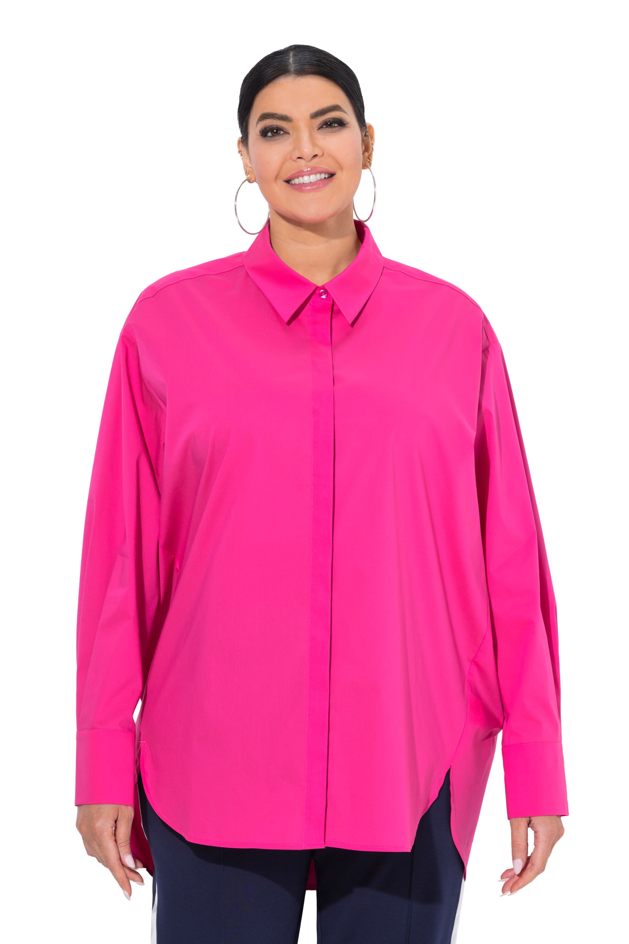 Ulla Popken Blouse in Pink: front
