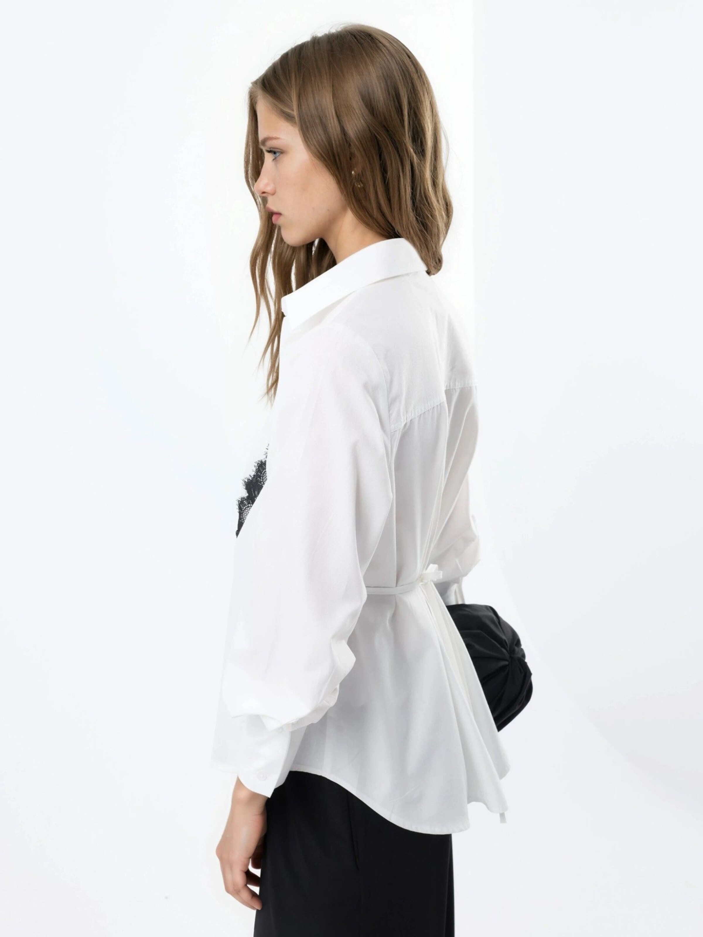 Qu Style Shirt in White