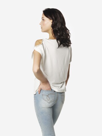 KOROSHI T-shirt i vit