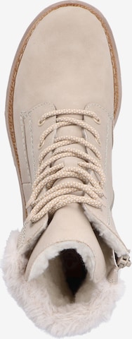 Rieker Lace-Up Ankle Boots '75630' in Beige