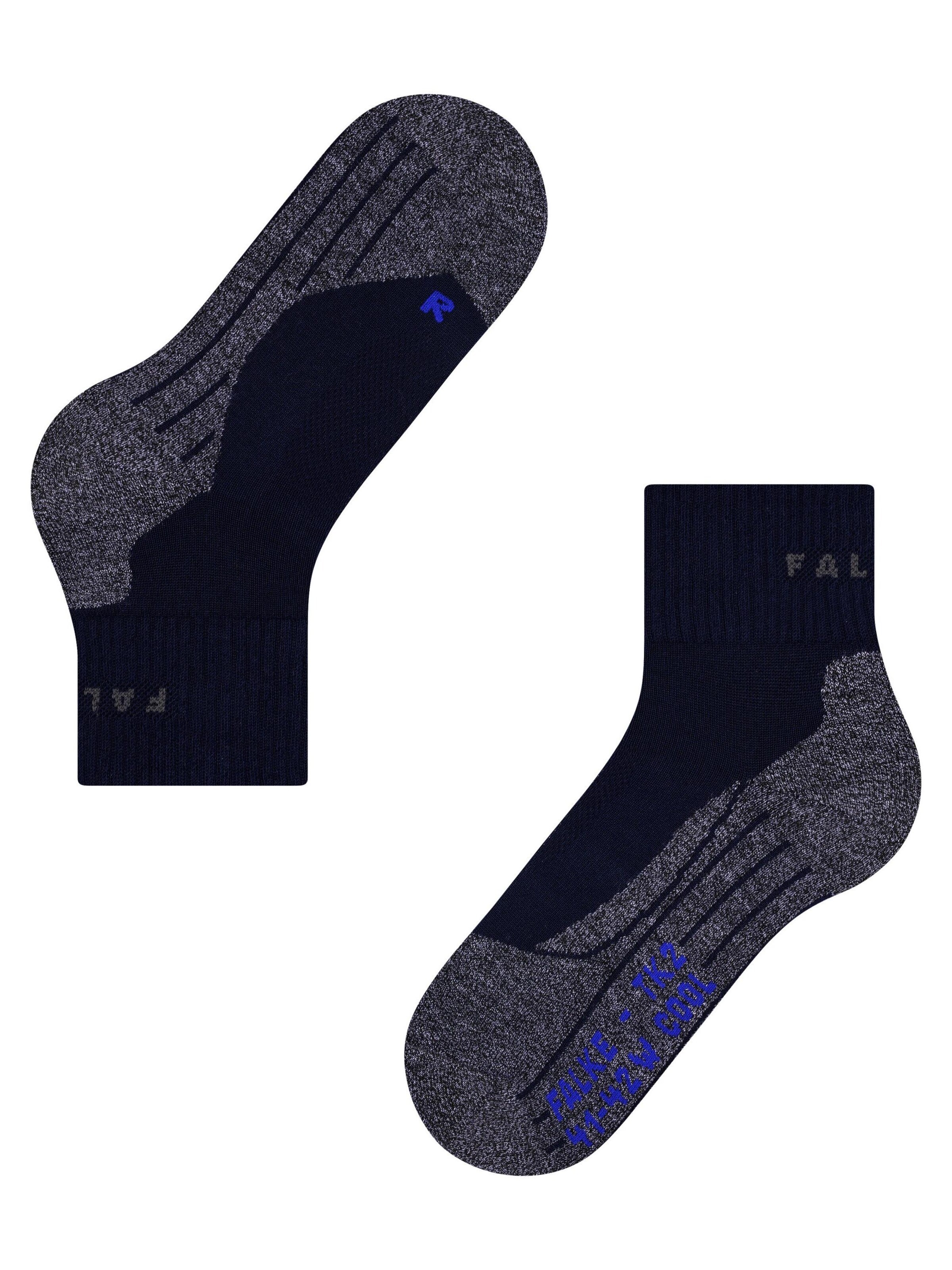 FALKE Athletic Socks 'TK2 Explore Cool Short' in Blue