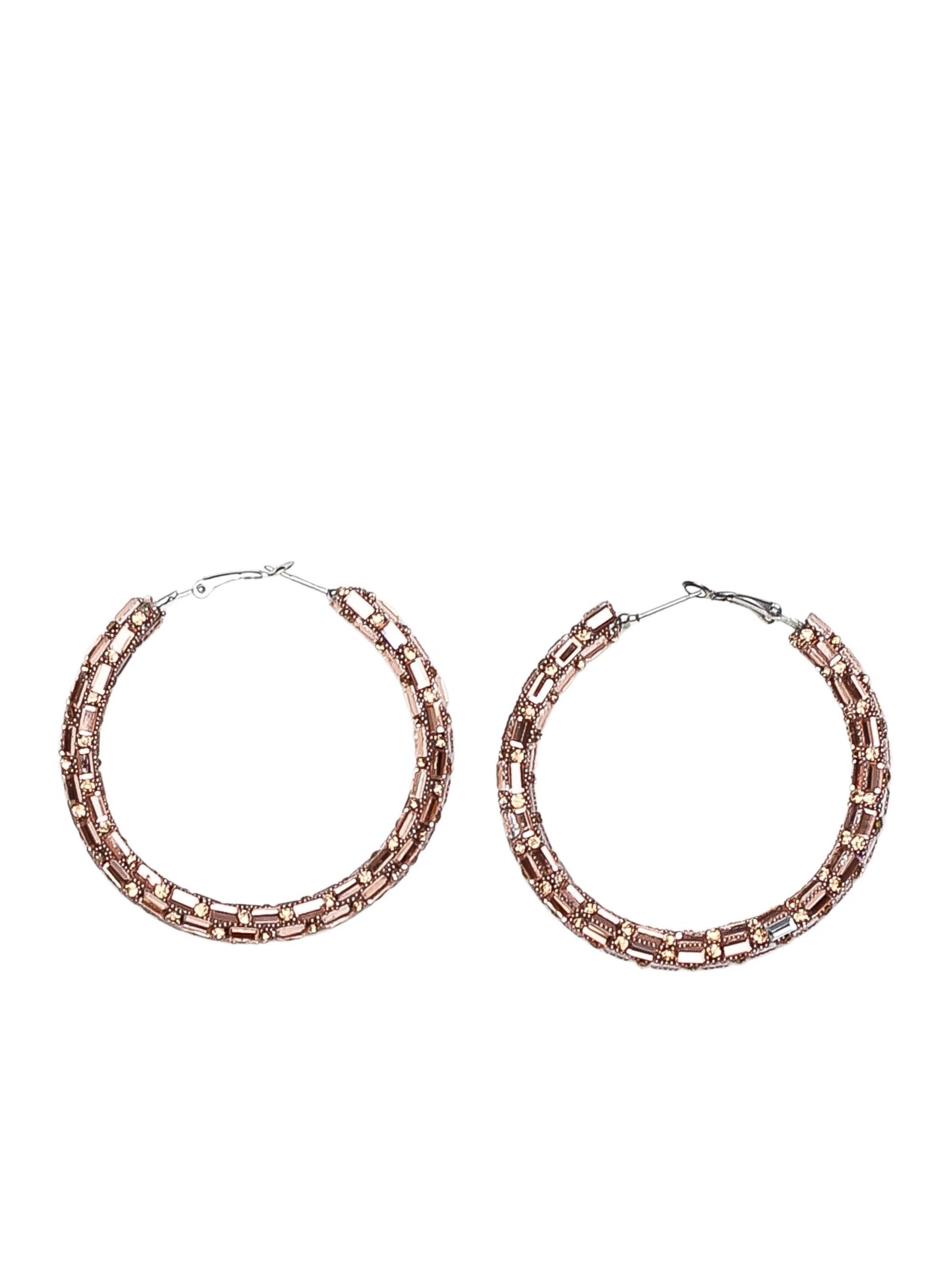 COLLEZIONE ALESSANDRO Earrings 'Paris' in Pink: front