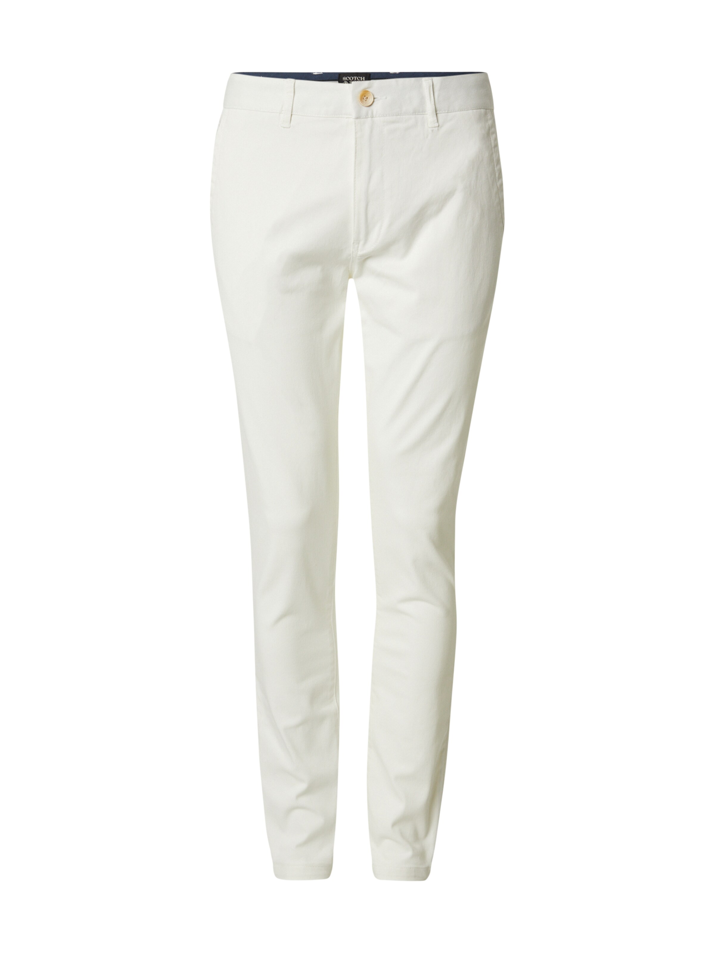 SCOTCH & SODA Chino nadrág 'Mott' - fehér: elől