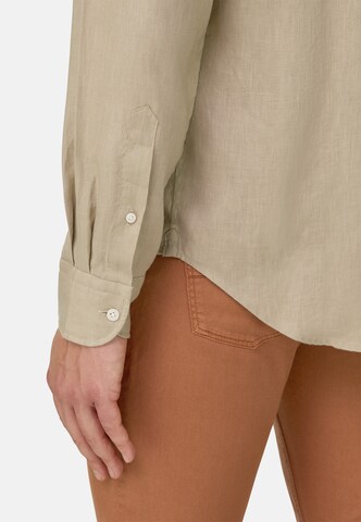 Boggi Milano Regular fit Overhemd in Beige