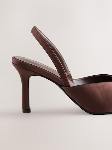 Décolleté sling 'Forever Comfort' di Next in marrone