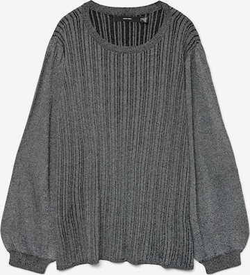 Vero Moda Curve Trui 'VMCTalia' in Zwart: voorkant