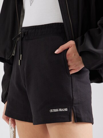 GUESS JEANS Regular Trousers 'Embro' in Black