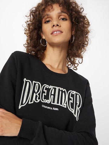 Colourful Rebel Sweatshirt 'Dreamer' in Black