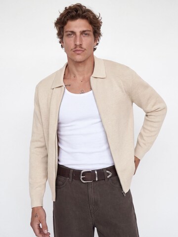 JACK & JONES Gebreid vest 'JPRBLAMilano' in Wit