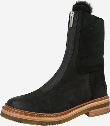 SHABBIES AMSTERDAM Ankle Boots in Black: front