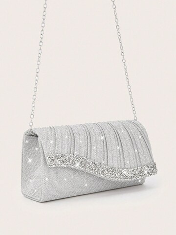 Tomshop24-7 Clutch 'Sindy' in Silver