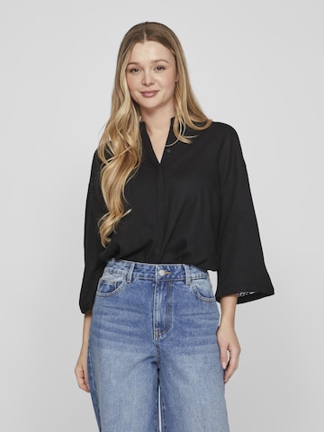 VILA Blouse in Zwart: voorkant