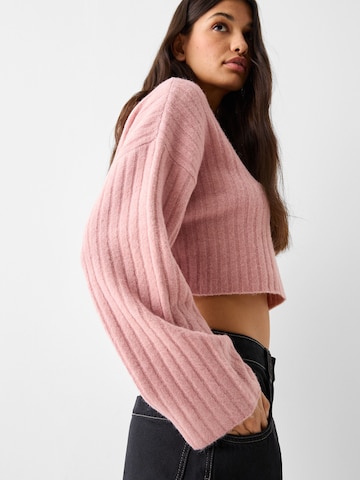 Bershka Pullover in Pink