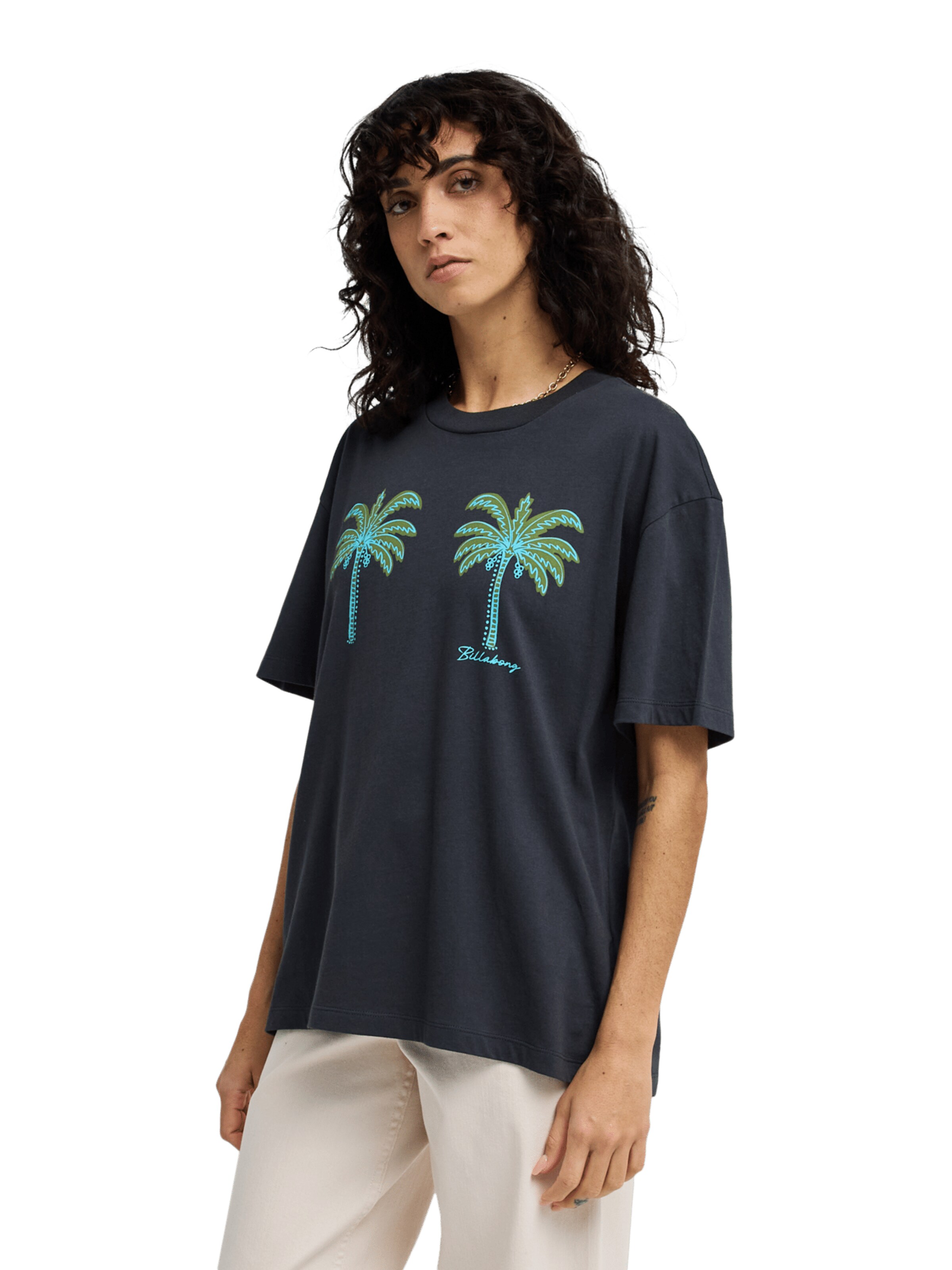 BILLABONG T-Shirt 'Vacation Club' in Schwarz