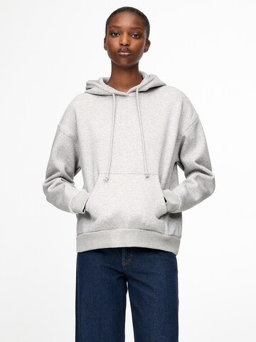 Sweat-shirt Pull&Bear en gris : devant