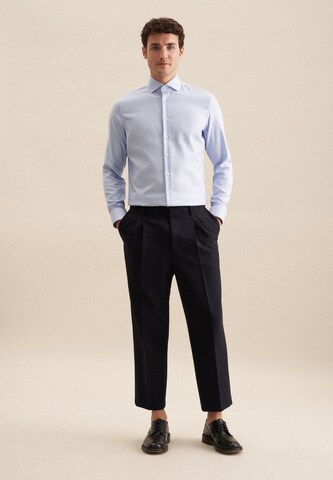 SEIDENSTICKER Slim fit Business shirt in Blue