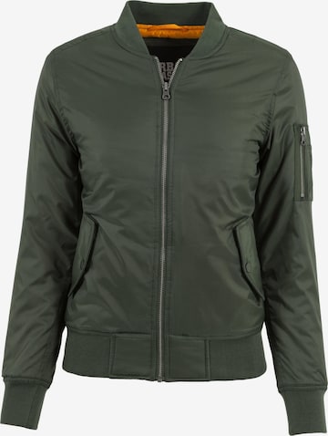 Urban Classics - Chaqueta de entretiempo en verde: frente