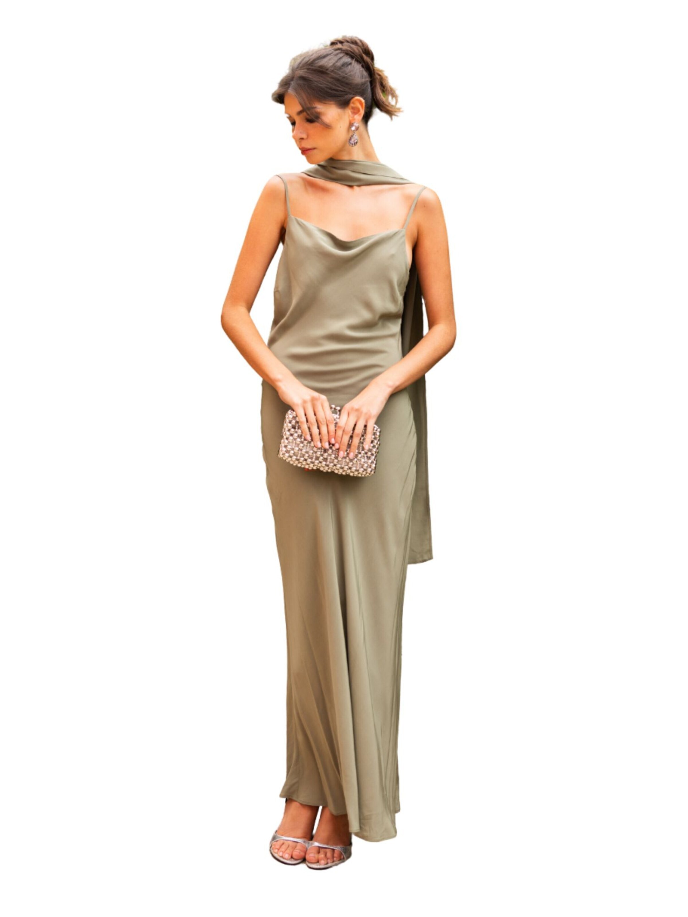 Abito da cocktail 'Wattala Dress' di Nisia PartyWear in verde