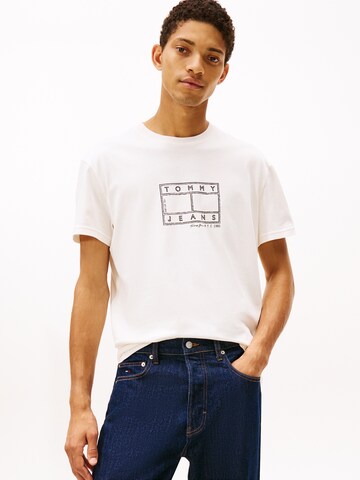 Tommy Jeans Μπλουζάκι σε λευκό: μπροστά