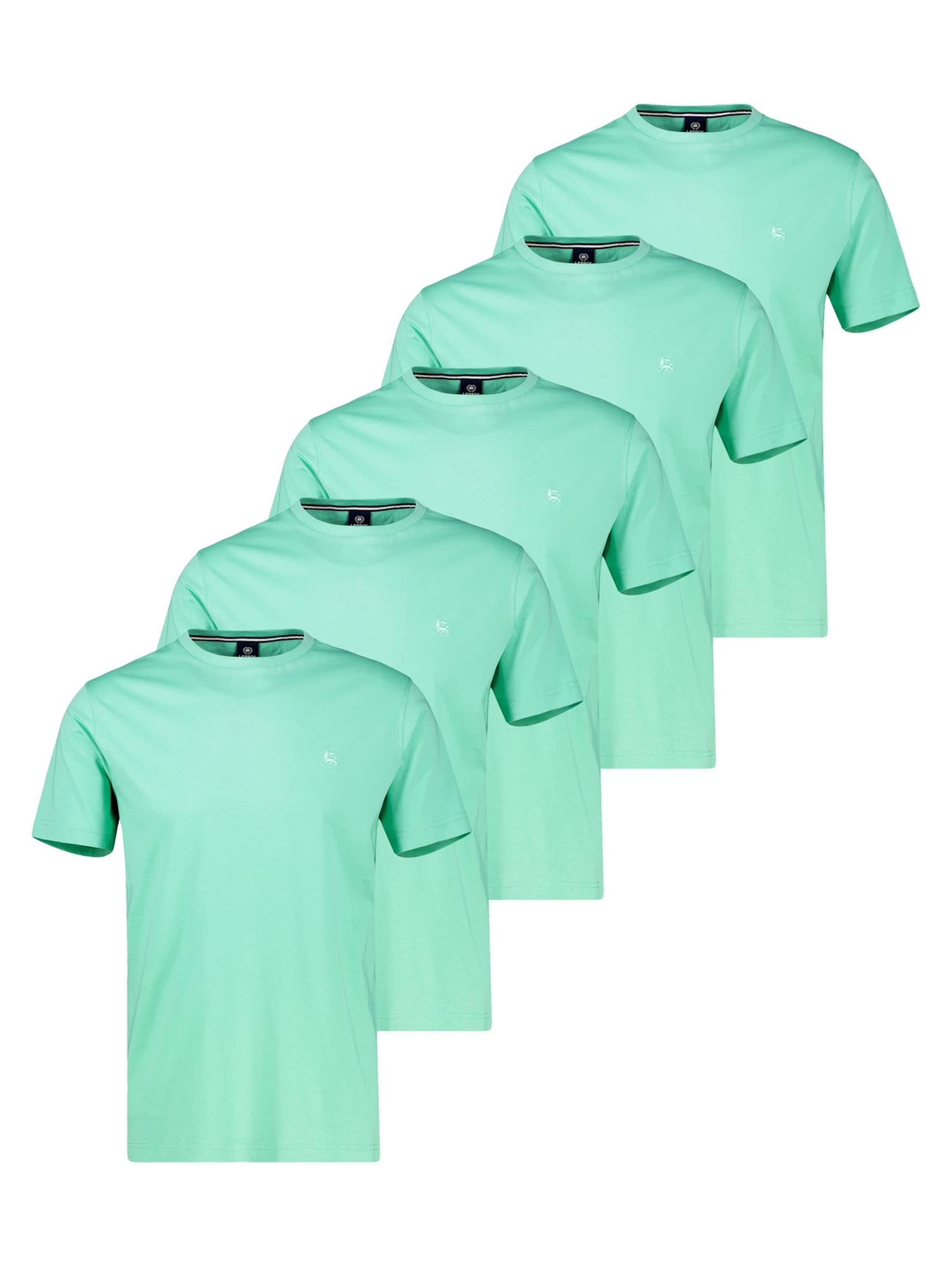 LERROS Shirt 'Basic'‌‌‌‌‌‌ in Grün: Vorderseite