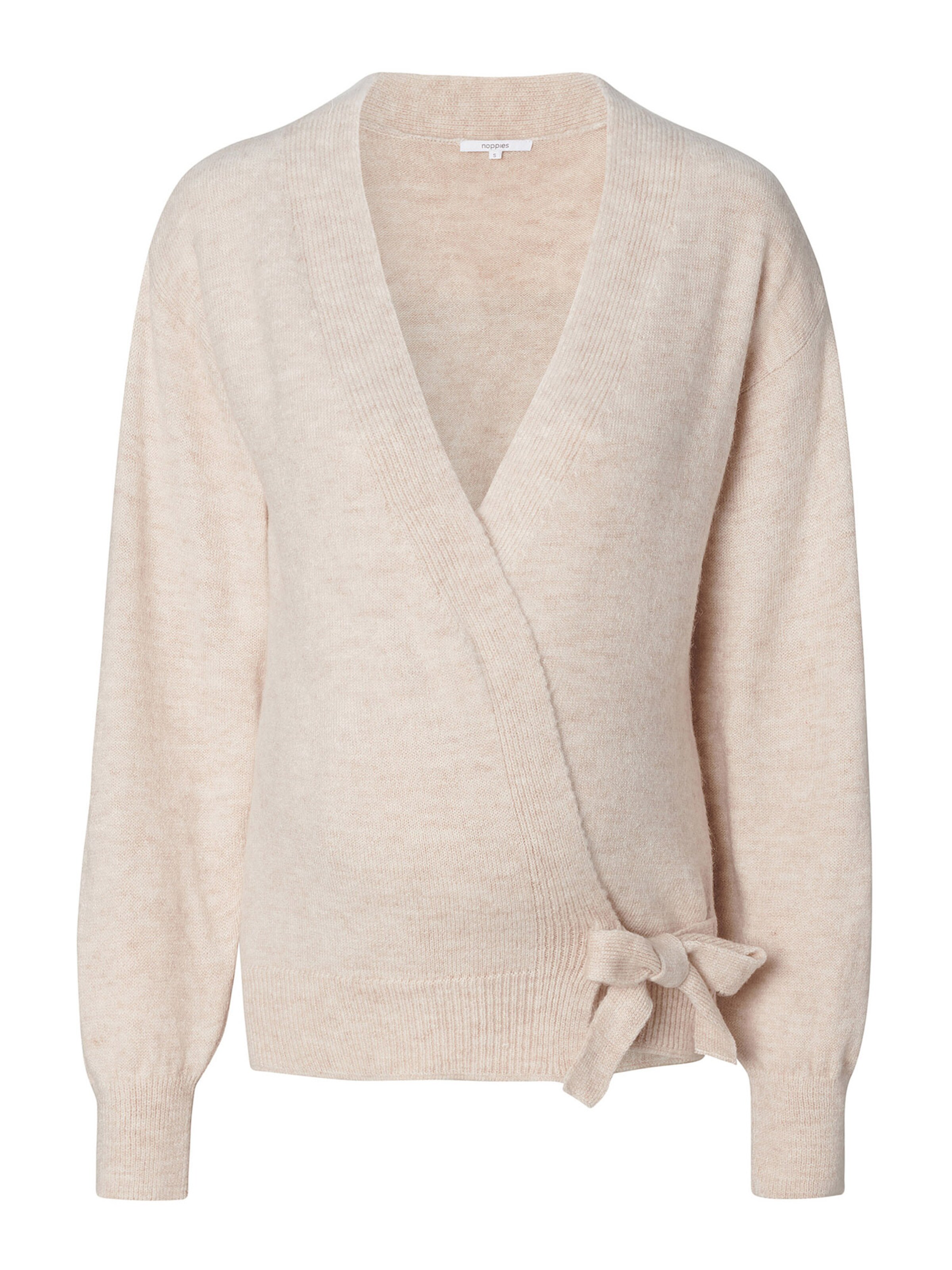 Noppies Gebreid vest 'Cecia' in Beige: voorkant