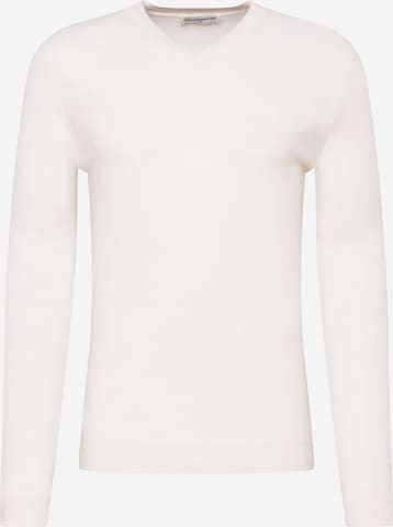 Pure Cashmere NYC Pullover i hvid: forside