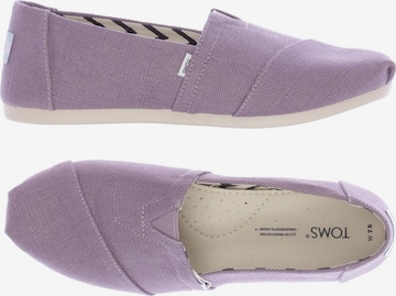 TOMS Halbschuh 38 in Lila: predná strana