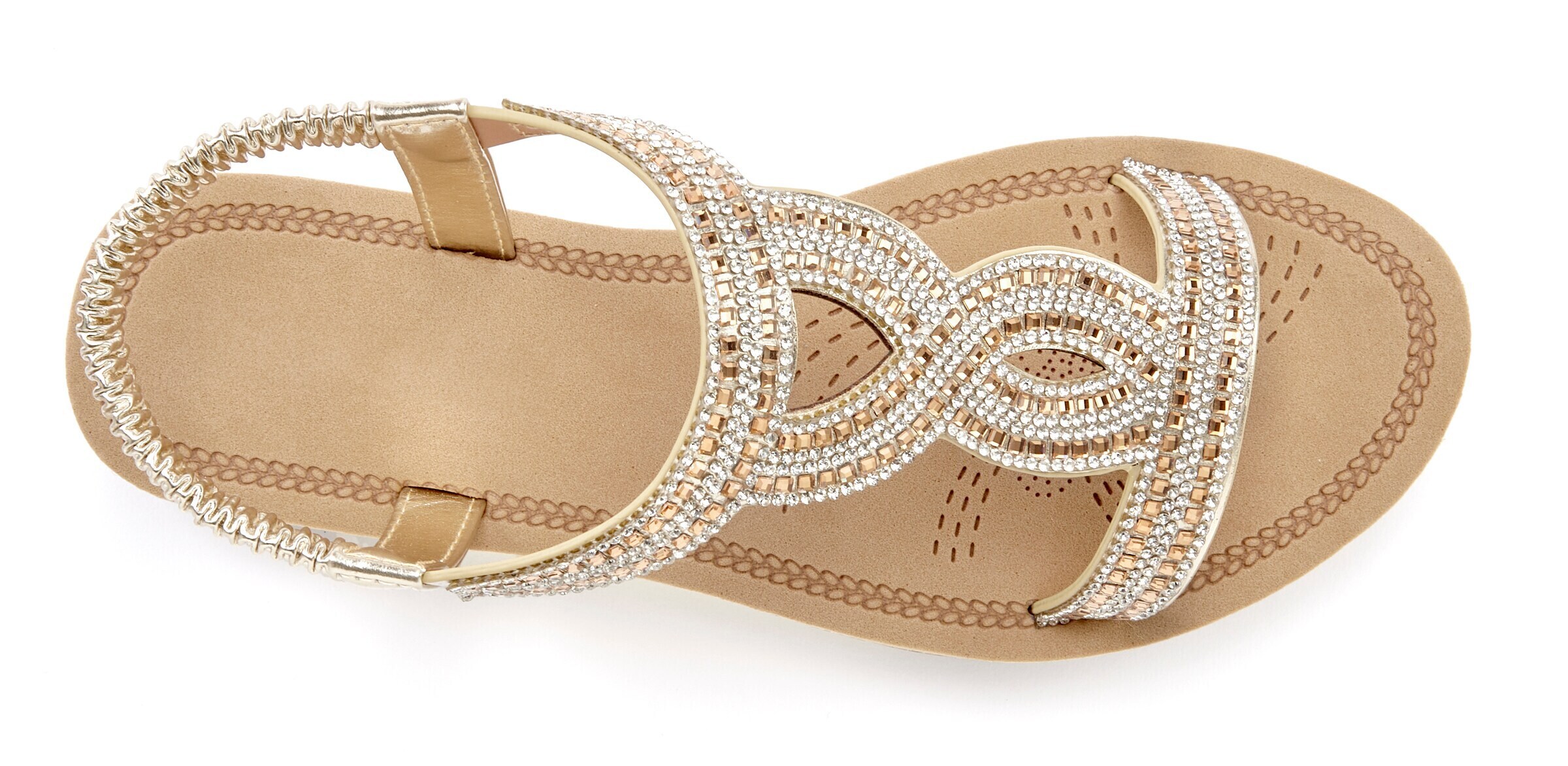 VIVANCE Sandale in Gold
